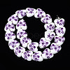 Handmade Porcelain Ceramic Beads Strands PORC-S502-041F-2