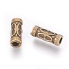 Tibetan Style Alloy Tube Beads MLF0843Y-NF-2