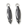 Brass Pave Black Cubic Zirconia Pendants CU-CBAD360-09P-02-1