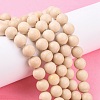 Natural Fossil Beads Strands X-G-E110-10mm-2-4