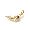 Brass Micro Pave Cubic Zirconia Pendants KK-D431-075B-02-2