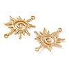 304 Stainless Steel Connector Charms STAS-I340-01G-2