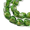 Handmade Gold Sand Lampwork Beads Strands LAMP-U001-01C-3