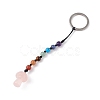 7 Chakra Gemstone Beads Keychain KEYC-F036-01-2