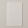 Transparent Acrylic Earring Diaplay Cards EDIS-WH0021-23-1
