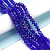 Electroplate Glass Beads Strands EGLA-A034-T3mm-L16-4