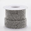 304 Stainless Steel Rhinestone Strass Chains CHS-R012-C-01-1