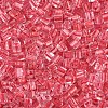 Transparent Inside Colours Glass Seed Beads SEED-T007-13E-2