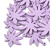 Painted Poplar Wood Pendants WOOD-S045-066H-1