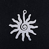 Non-Tarnish 304 Stainless Steel Pendants A-STAS-S105-JN382-1-1