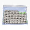 Undyed & Natural Moon and Star Xingyue Bodhi Bead Strands WOOD-R257-6x8-01-2