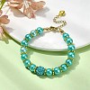 Glass Imitation Pearl Beaded Bracelets for Women BJEW-JB10034-03-2
