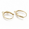 Brass Leverback Earring Findings X-KK-T051-42G-NF-3
