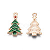 Christmas Alloy Enamel Pendants ENAM-Q442-65-3