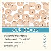 Round Unfinished Wood Beads WOOD-PH0008-12-3