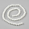 Electroplate Glass Beads Strands X-EGLA-A034-J8mm-A08-3