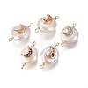 Natural Pearl Links connectors PEAR-I005-19-1