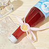 Brass Wax Seal Stamp with Wood Handle AJEW-WH0412-0021-5