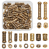 100pcs 10 styles Tibetan Style Alloy Beads TIBEB-WR0001-05-1