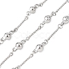 304 Stainless Steel Flat Round Link Chains CHS-H117-01P-1