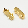 201 Stainless Steel Sew on Prong Settings STAS-T032-09G-5x10mm-2