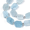 Natural Aquamarine Beads Strands G-T138-26-2