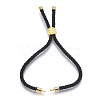 Cotton Cord Bracelet Making KK-F758-03H-G-1