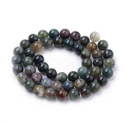 Natural Indian Agate Beads Strands LS-G-S259-31-6mm-1