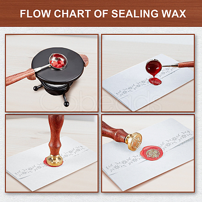 Wax Seal Stamp Set AJEW-WH0208-771-1