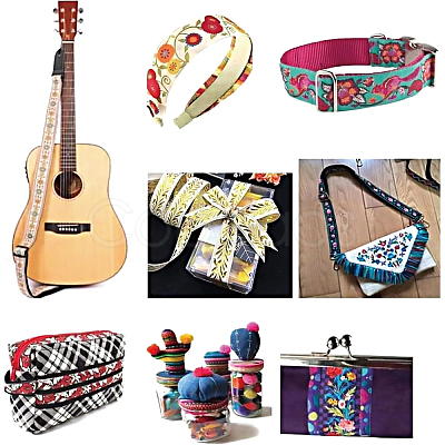 Polyester Ribbons for Sewing Decoration OCOR-WH20007-245B-1