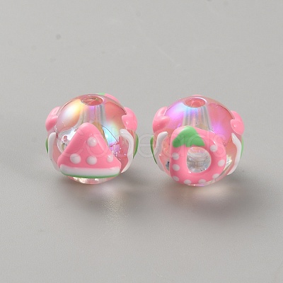 DIY Handmade Transparent Acrylic Beads MACR-CJC0006-14H-1