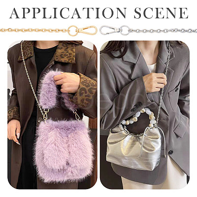 2Pcs 2 Colors Bag Chains Straps FIND-PJ0001-35-1