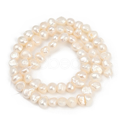 Natural Cultured Freshwater Pearl Beads Strands PEAR-P064-19G-05A-01-1
