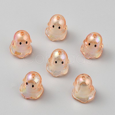Transparent Acrylic Bead Caps TACR-WH0021-20E-1