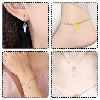 5Pcs K9 Glass Rhinestone Pendants GLAA-YW0004-89-1