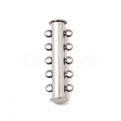 304 Stainless Steel Slide Lock Clasps STAS-F350-05D-P-1