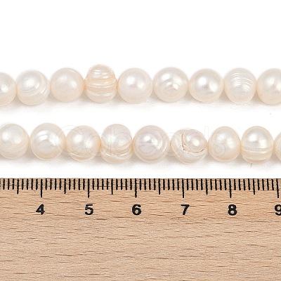 Natural Cultured Freshwater Pearl Beads Strands PEAR-I007-07J-08A-1
