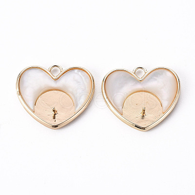 Brass Peg Bails Pendants KK-Q765-009A-NF-1