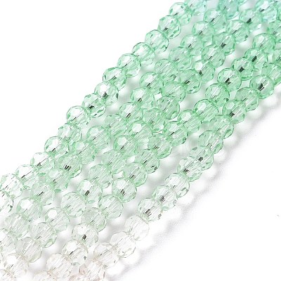 Transparent Glass Beads Strands GLAA-E036-07C-1