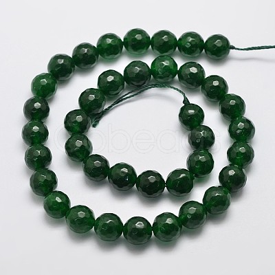 Natural Malaysia Jade Bead Strands G-A147-8mm-A07-1
