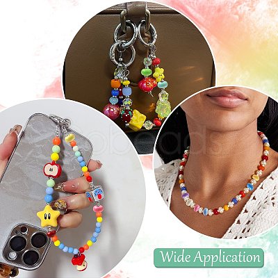 Baking Paint Acrylic European Large Hole Beads FIND-CJZ0001-002-1