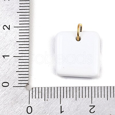 Printed 304 Stainless Steel Pendants STAS-B125-03C-G-1