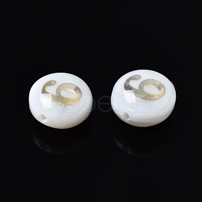 Natural Freshwater Shell Beads SHEL-N003-20-06-1