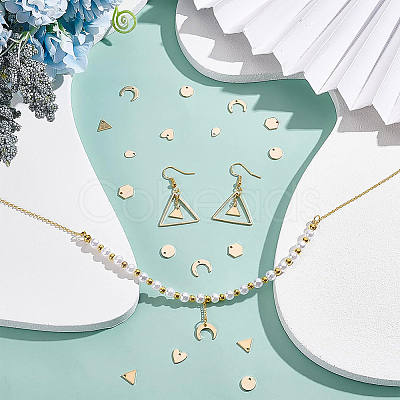 60Pcs 6 Style Brass Charms KK-BC0008-05-1