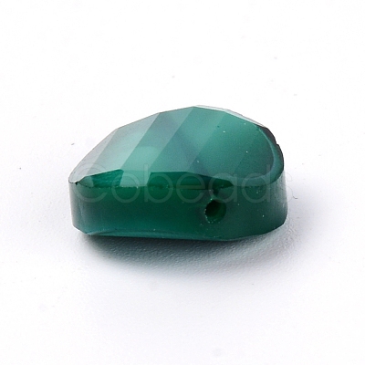 Imitation Jade Glass Beads GLAA-WH0029-03G-1