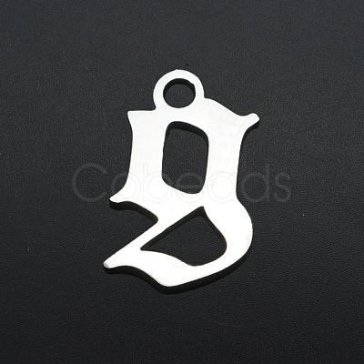 Non-Tarnish 201 Stainless Steel Charms STAS-S105-JA569-G-1