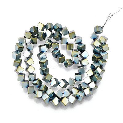 Electroplated Synthetic Non-magnetic Hematite Beads Strands G-T139-62E-1