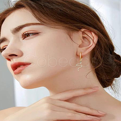 2Pcs Brass Micro Pave Cubic Zirconia Pendants KK-LP0004-06-1