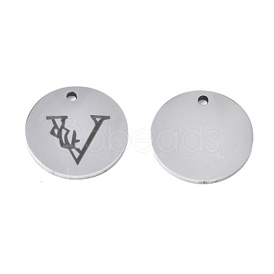 Non-Tarnish 304 Stainless Steel Charms STAS-T059-26P-V-1