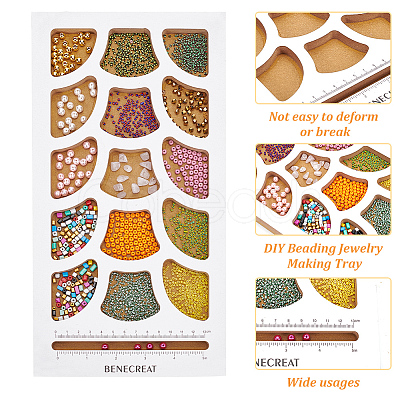Wood Bead Design Board TOOL-WH0052-07-1